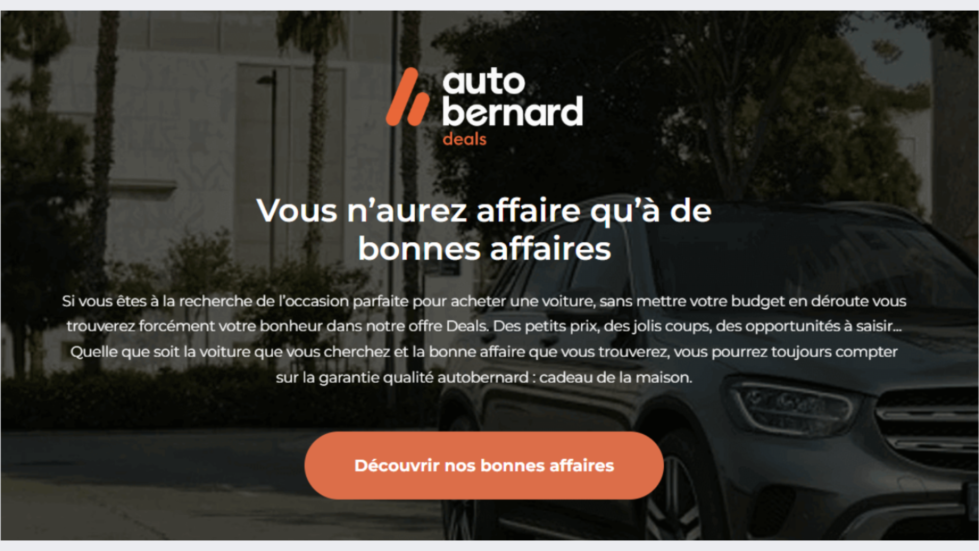 Véhicules d'occasion deals
